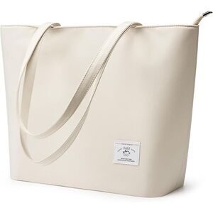 Women Beige Imported Casual Nylon Waterproof Lightweight Hobo Handbag
